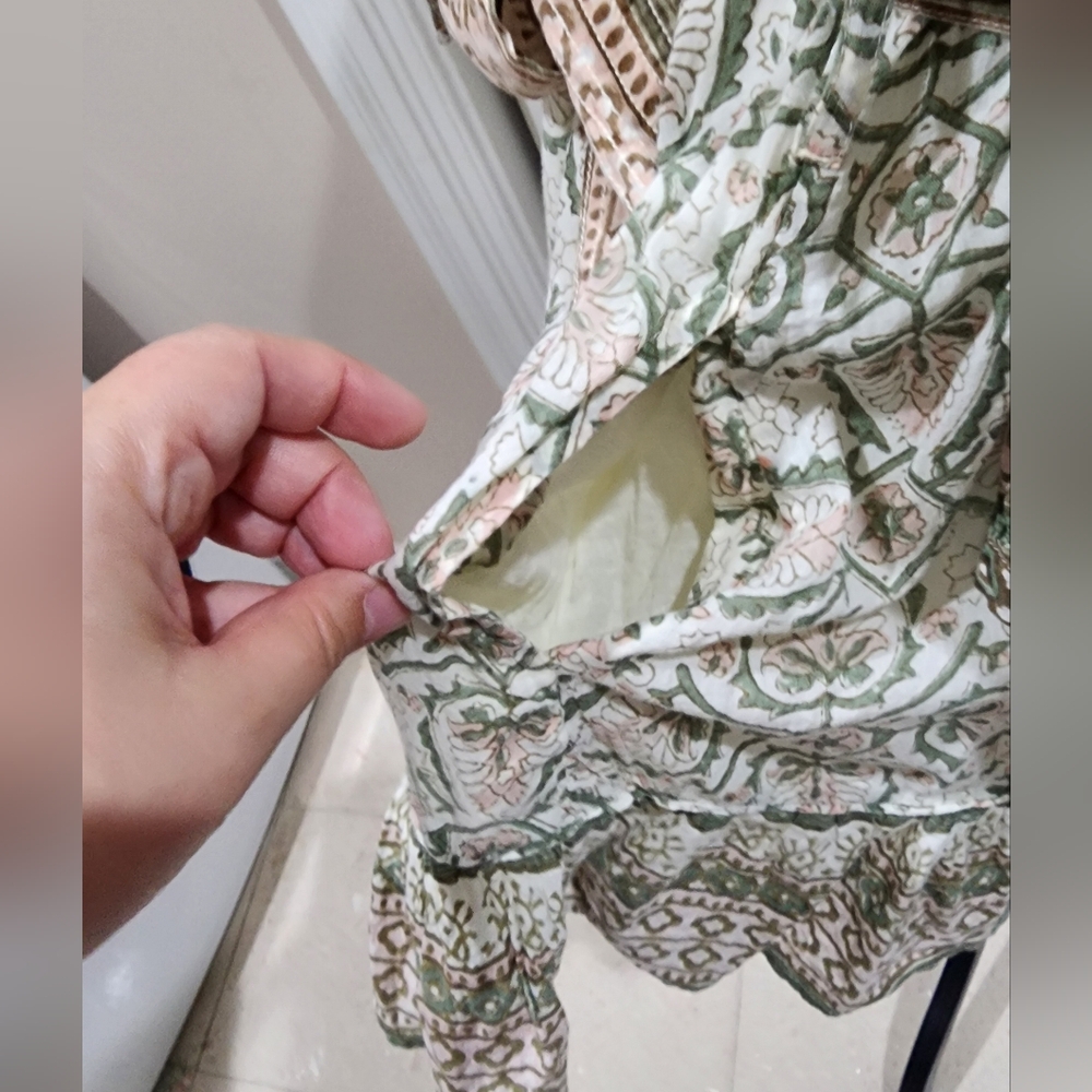 Cleobella Floral Long Sleeve Dress with Bow - Picture 5 of 8